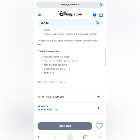 Dooney & Bourke sketch satchel bag - Picture 11 of 11
